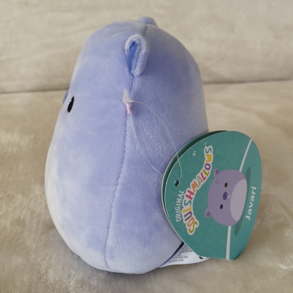Squishmallow 5 inches Javari, lavender groundhog - Picture 2 of 6